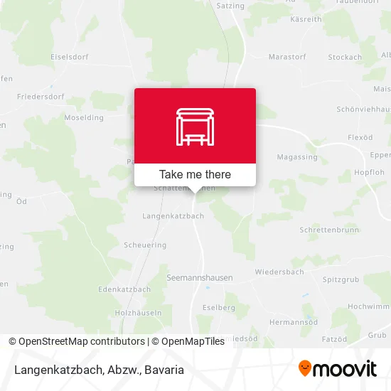Карта Langenkatzbach, Abzw.