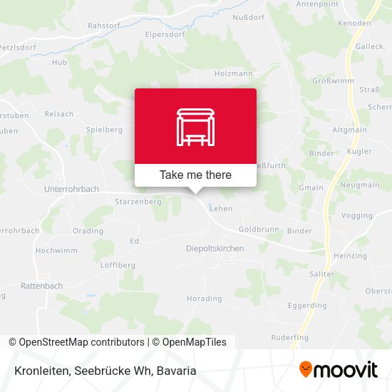 Kronleiten, Seebrücke Wh map