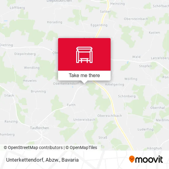 Карта Unterkettendorf, Abzw.