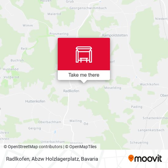 Radlkofen, Abzw Holzlagerplatz map