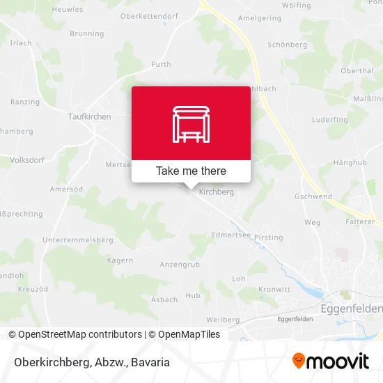 Карта Oberkirchberg, Abzw.