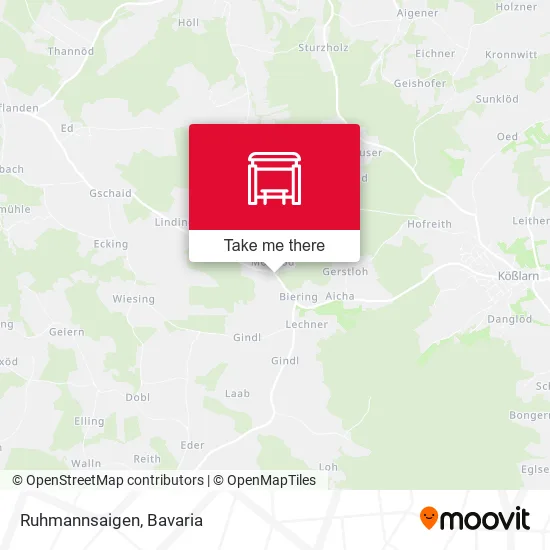 Карта Ruhmannsaigen