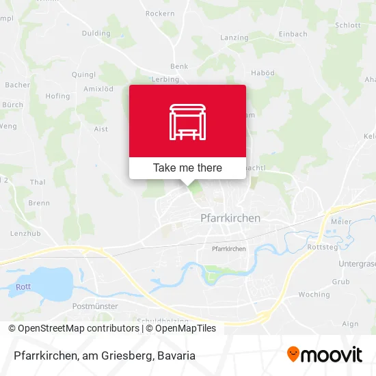 Карта Pfarrkirchen, am Griesberg