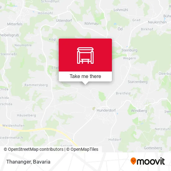 Карта Thananger