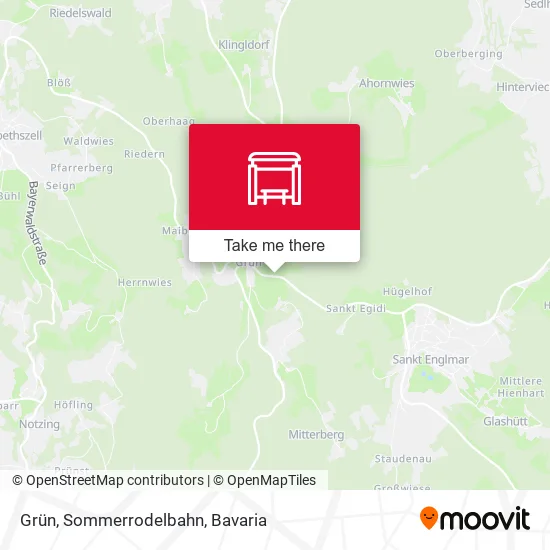 Карта Grün, Sommerrodelbahn