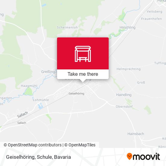 Geiselhöring, Schule map
