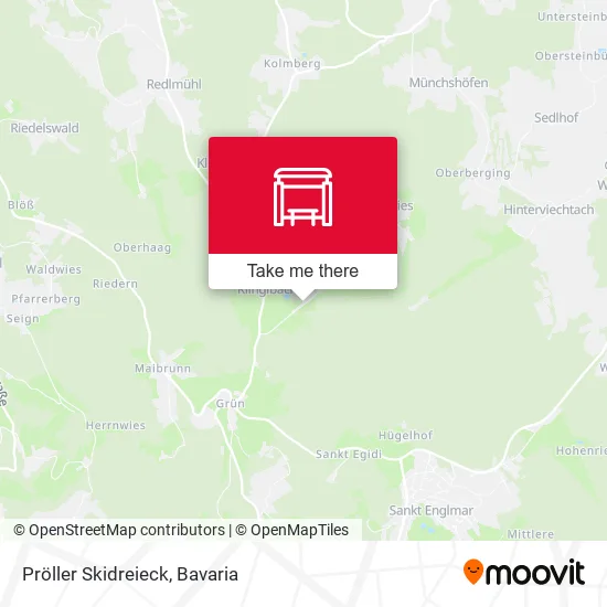 Карта Pröller Skidreieck
