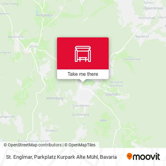Карта St. Englmar, Parkplatz Kurpark Alte Mühl