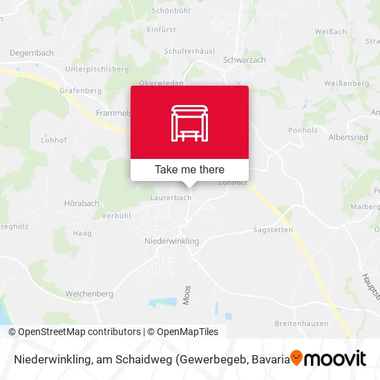 Карта Niederwinkling, am Schaidweg