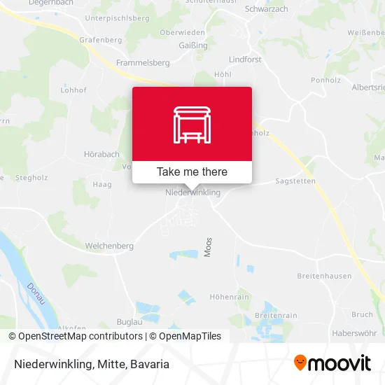 Карта Niederwinkling, Mitte