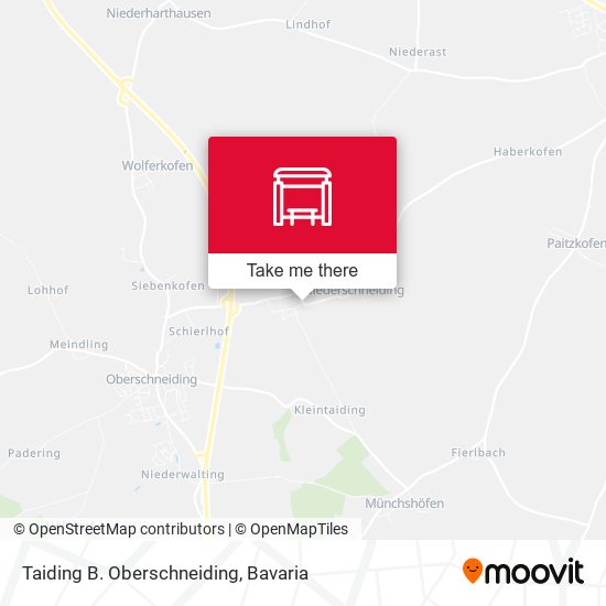 Taiding B. Oberschneiding map