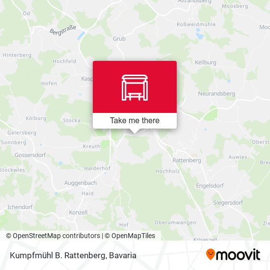 Kumpfmühl B. Rattenberg map