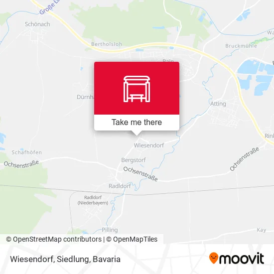 Карта Wiesendorf, Siedlung
