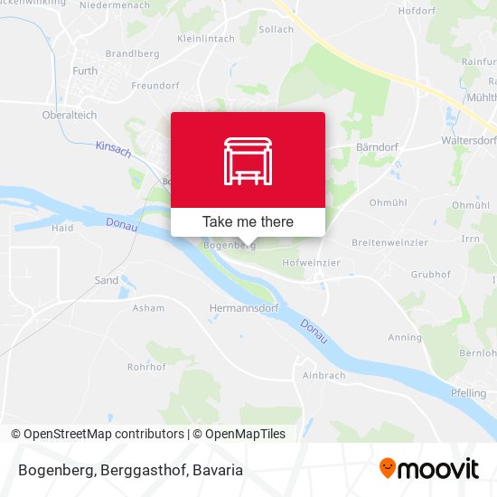 Bogenberg, Berggasthof map
