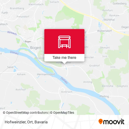 Карта Hofweinzier, Ort