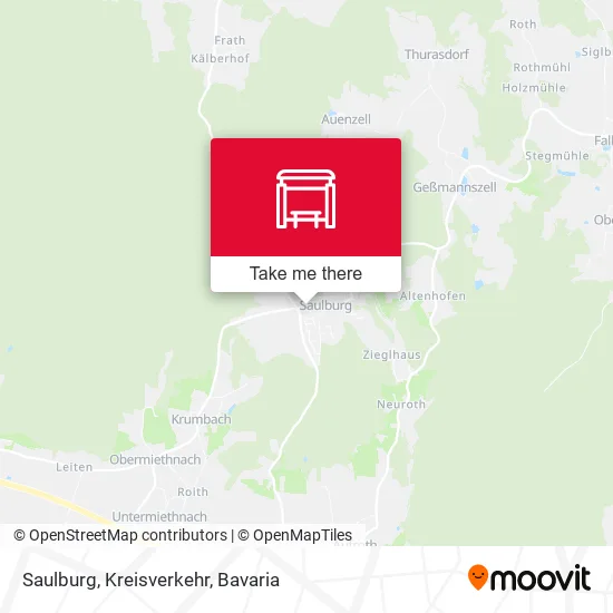 Карта Saulburg, Kreisverkehr