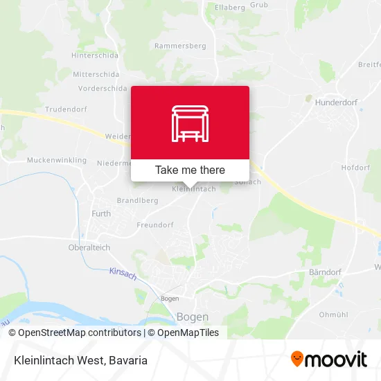 Карта Kleinlintach West