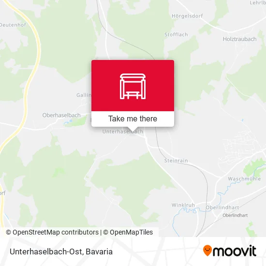 Карта Unterhaselbach-Ost