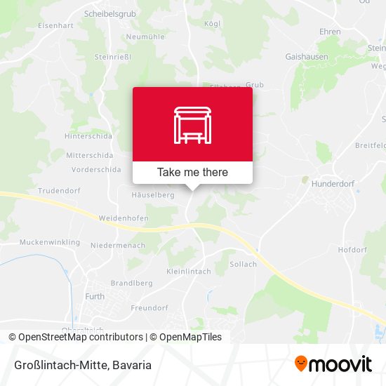 Großlintach-Mitte map