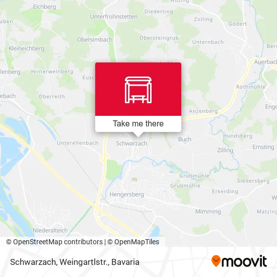 Карта Schwarzach, Weingartlstr.