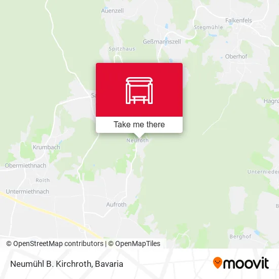 Карта Neumühl B. Kirchroth