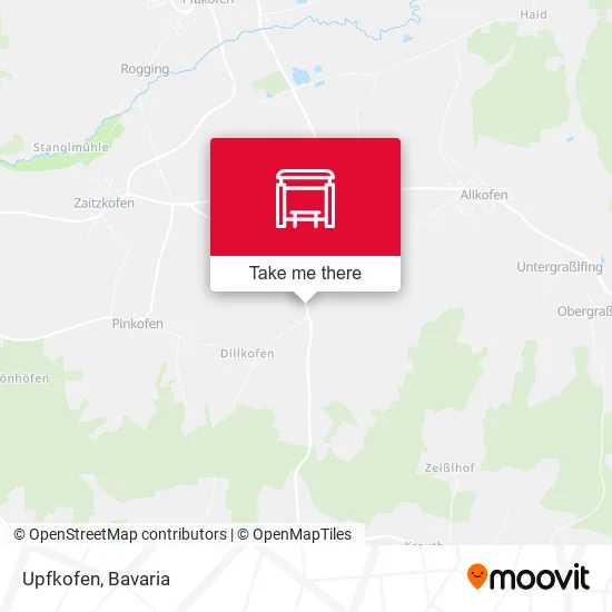 Карта Upfkofen