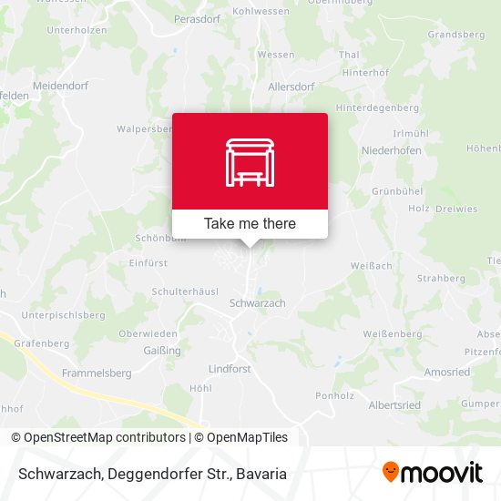 Schwarzach, Deggendorfer Str. map