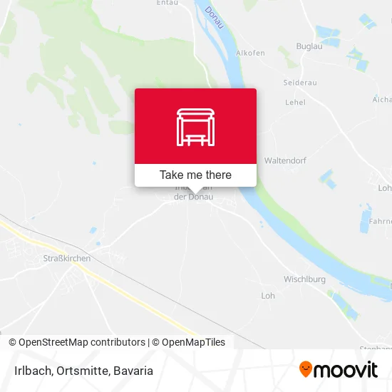 Карта Irlbach, Ortsmitte