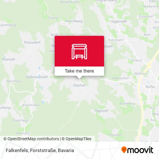 Falkenfels, Forststraße map