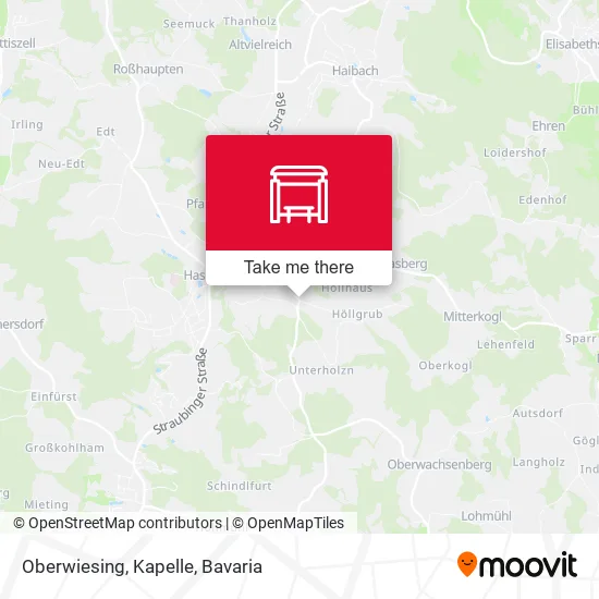 Карта Oberwiesing, Kapelle