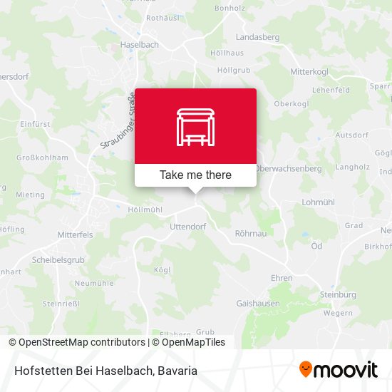 Hofstetten Bei Haselbach map