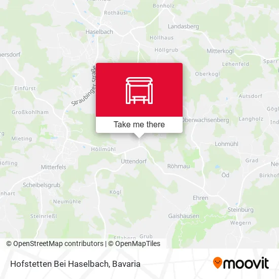 Карта Hofstetten Bei Haselbach