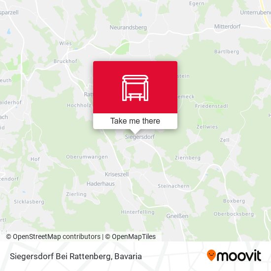Siegersdorf Bei Rattenberg map