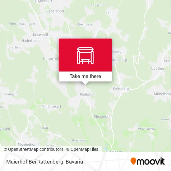 Карта Maierhof Bei Rattenberg