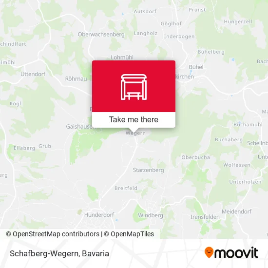 Карта Schafberg-Wegern