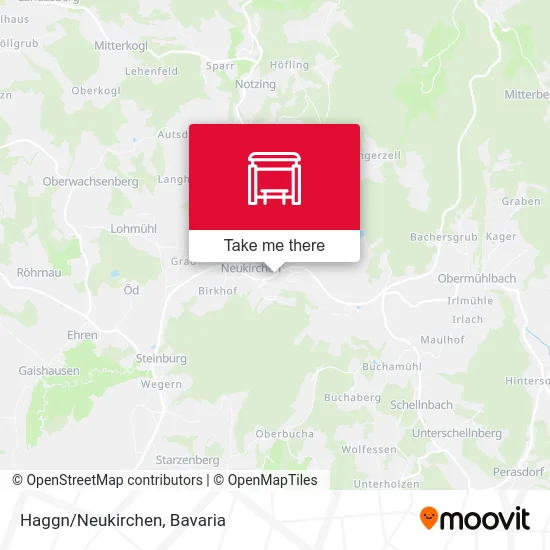 Haggn/Neukirchen map