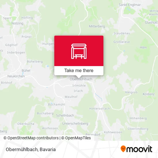Карта Obermühlbach