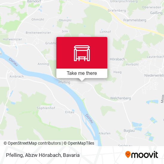 Pfelling, Abzw Hörabach map