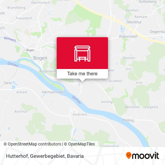 Hutterhof, Gewerbegebiet map