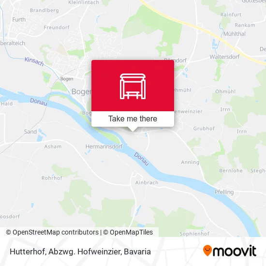 Карта Hutterhof, Abzwg. Hofweinzier