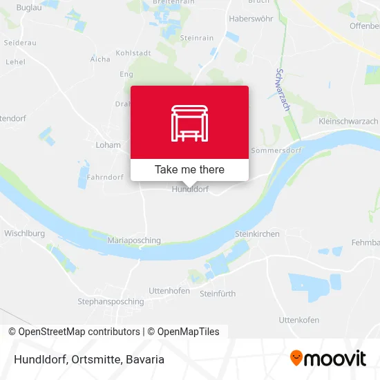 Hundldorf, Ortsmitte map