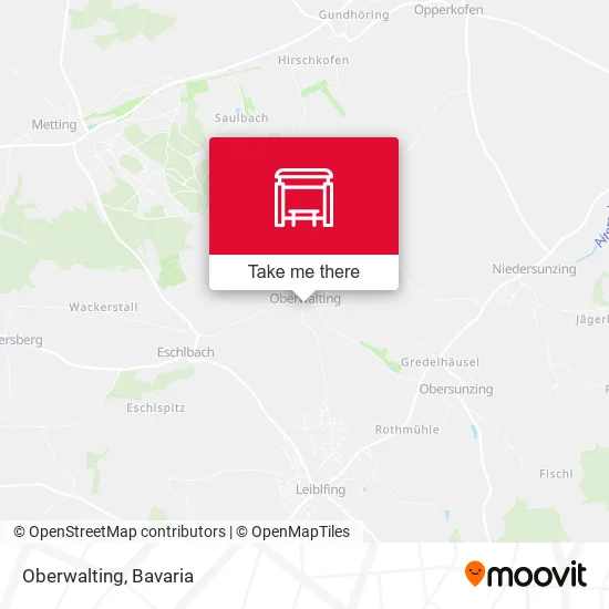 Карта Oberwalting
