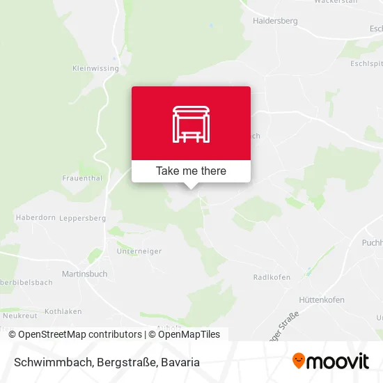 Карта Schwimmbach, Bergstraße