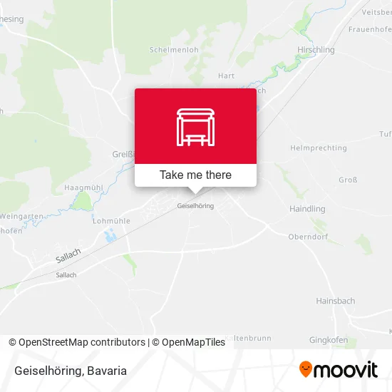 Карта Geiselhöring