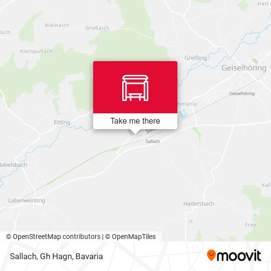 Карта Sallach, Gh Hagn