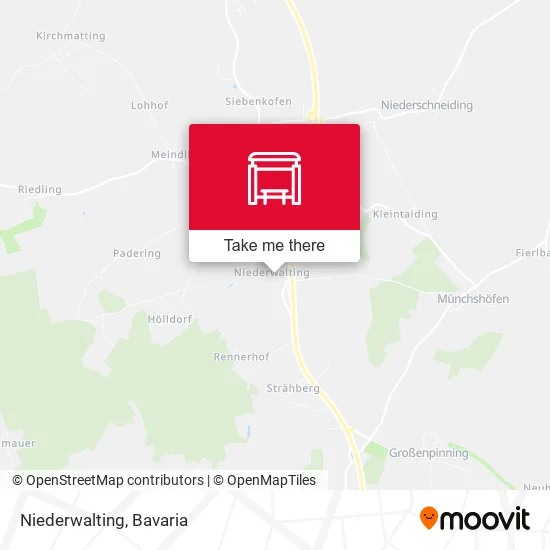 Карта Niederwalting