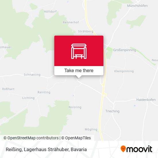 Reißing, Lagerhaus Strähuber map