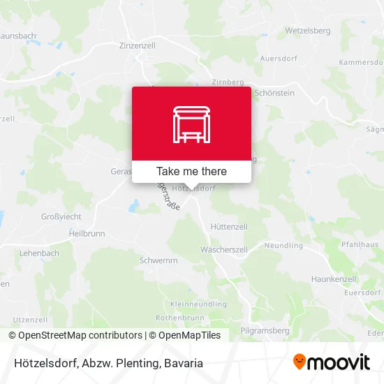 Карта Hötzelsdorf, Abzw. Plenting