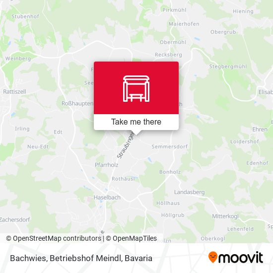 Bachwies, Betriebshof Meindl map