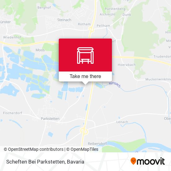 Scheften Bei Parkstetten map